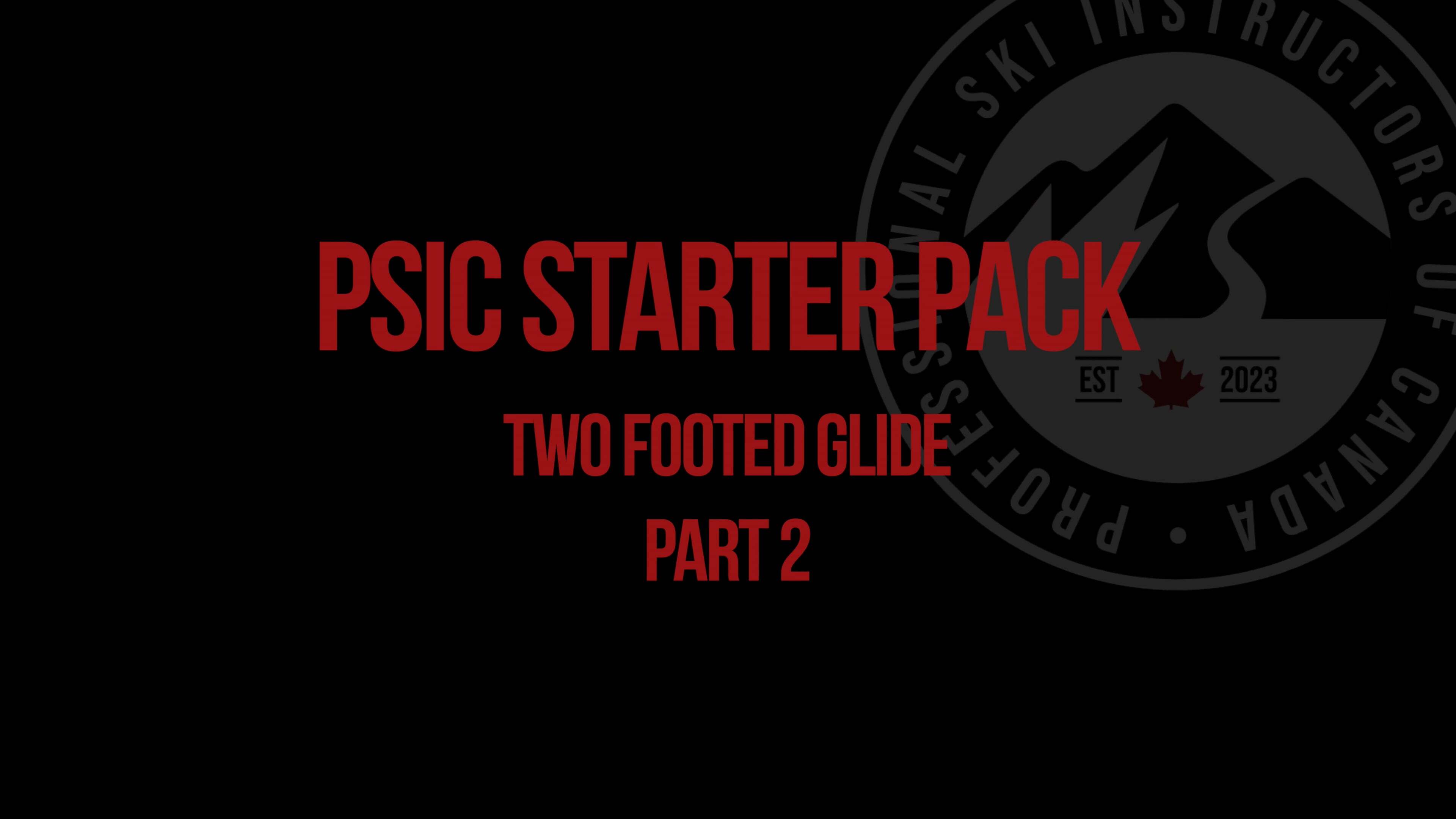 Early Mobility Training - Two Foot Glide (part 2)